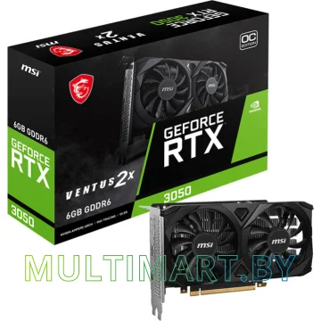 Видеокарта MSI GeForce RTX 3050 Ventus 2X 6G OC картинка 5